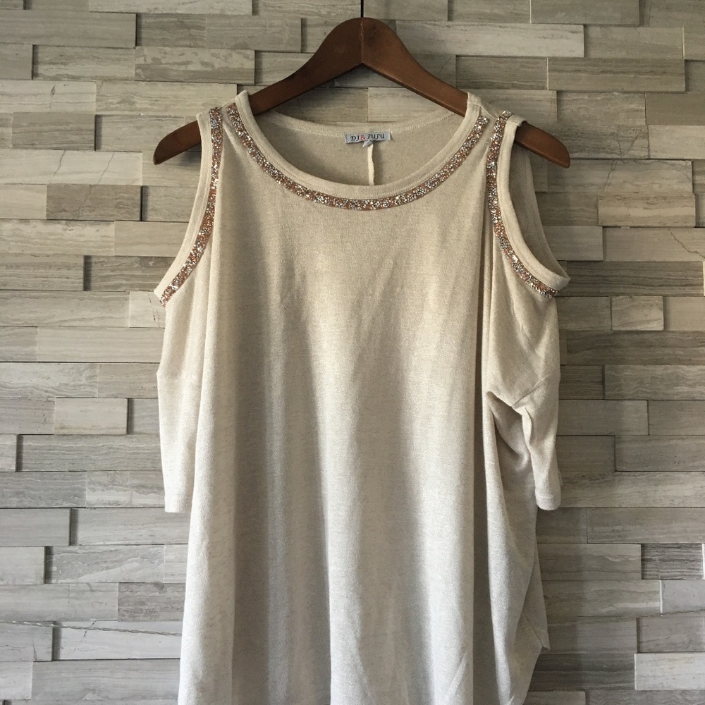 DJ & Juju Cold Shoulder Top